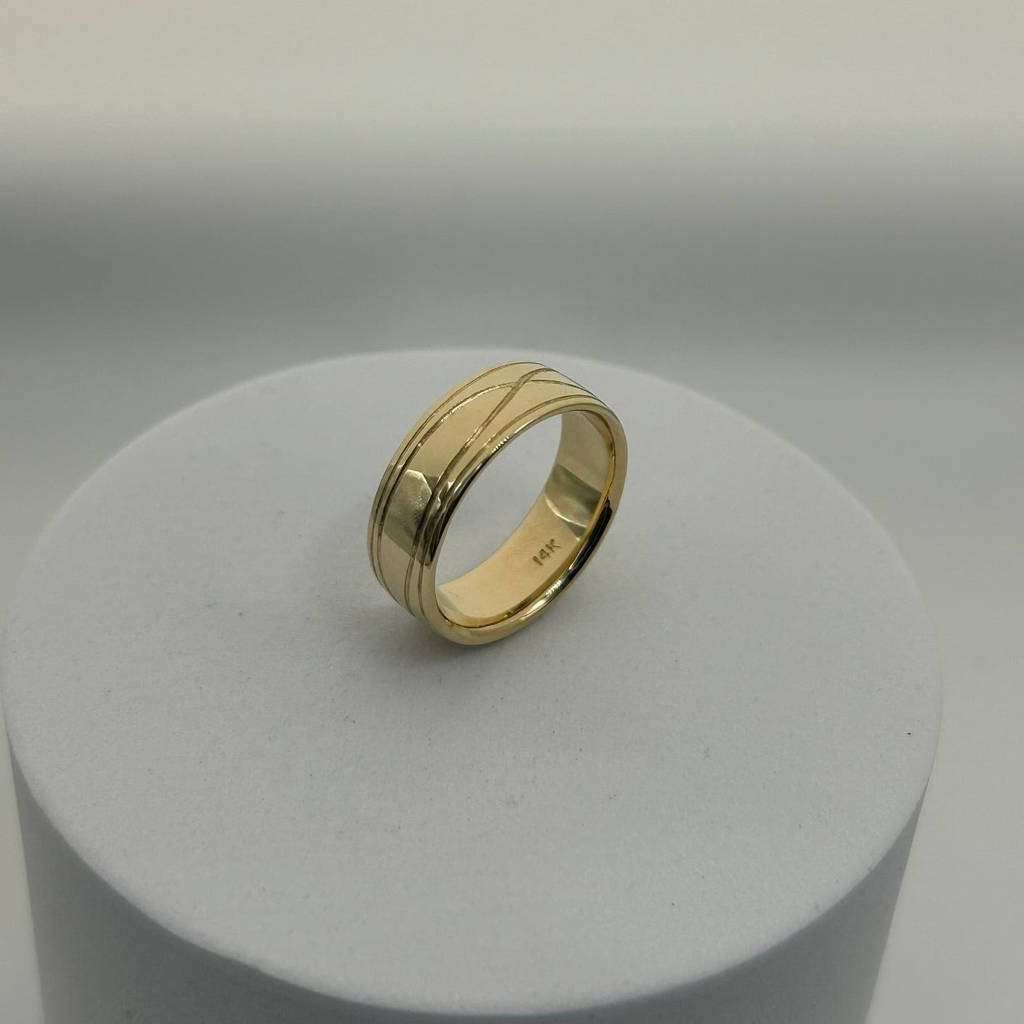 Eternal Fish Solid Gold Band
