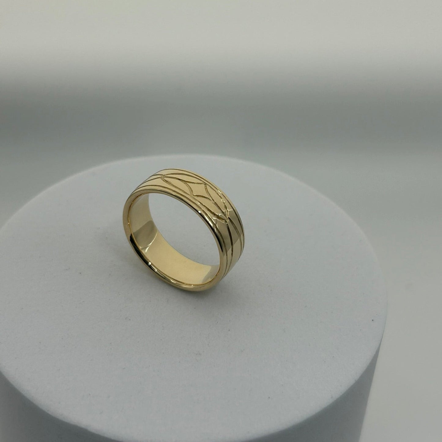 Eternal Fish Solid Gold Band