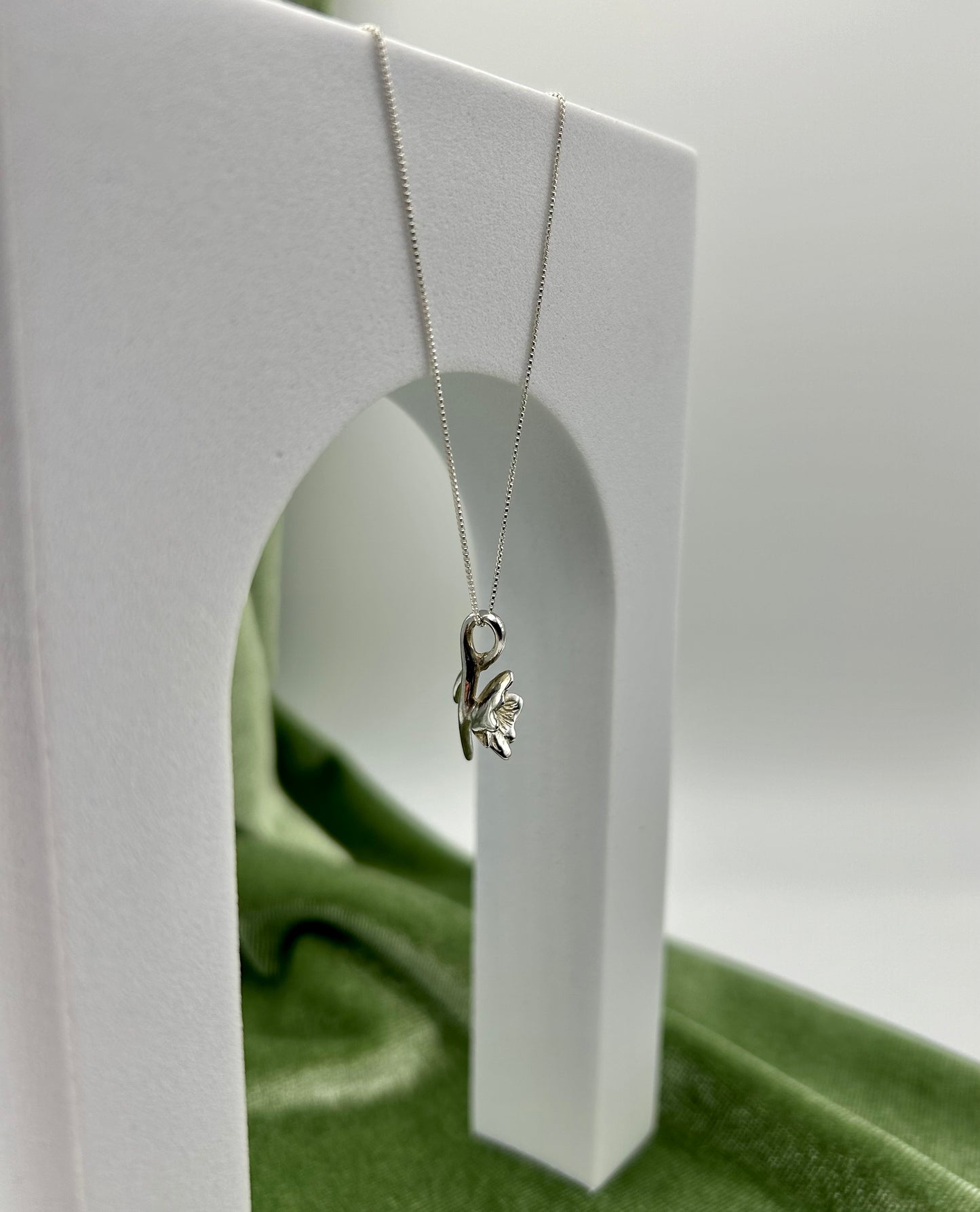 Hand Carved Butterfly Necklace