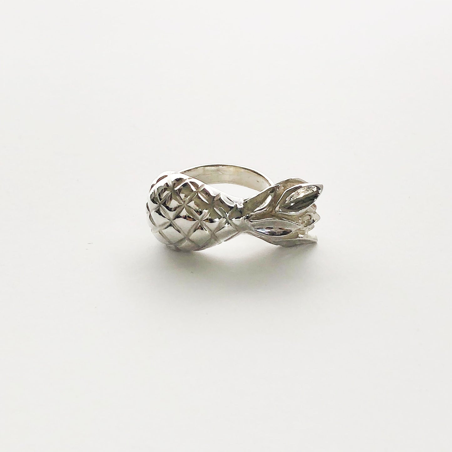 Large Hand Carved Pineapple Ring