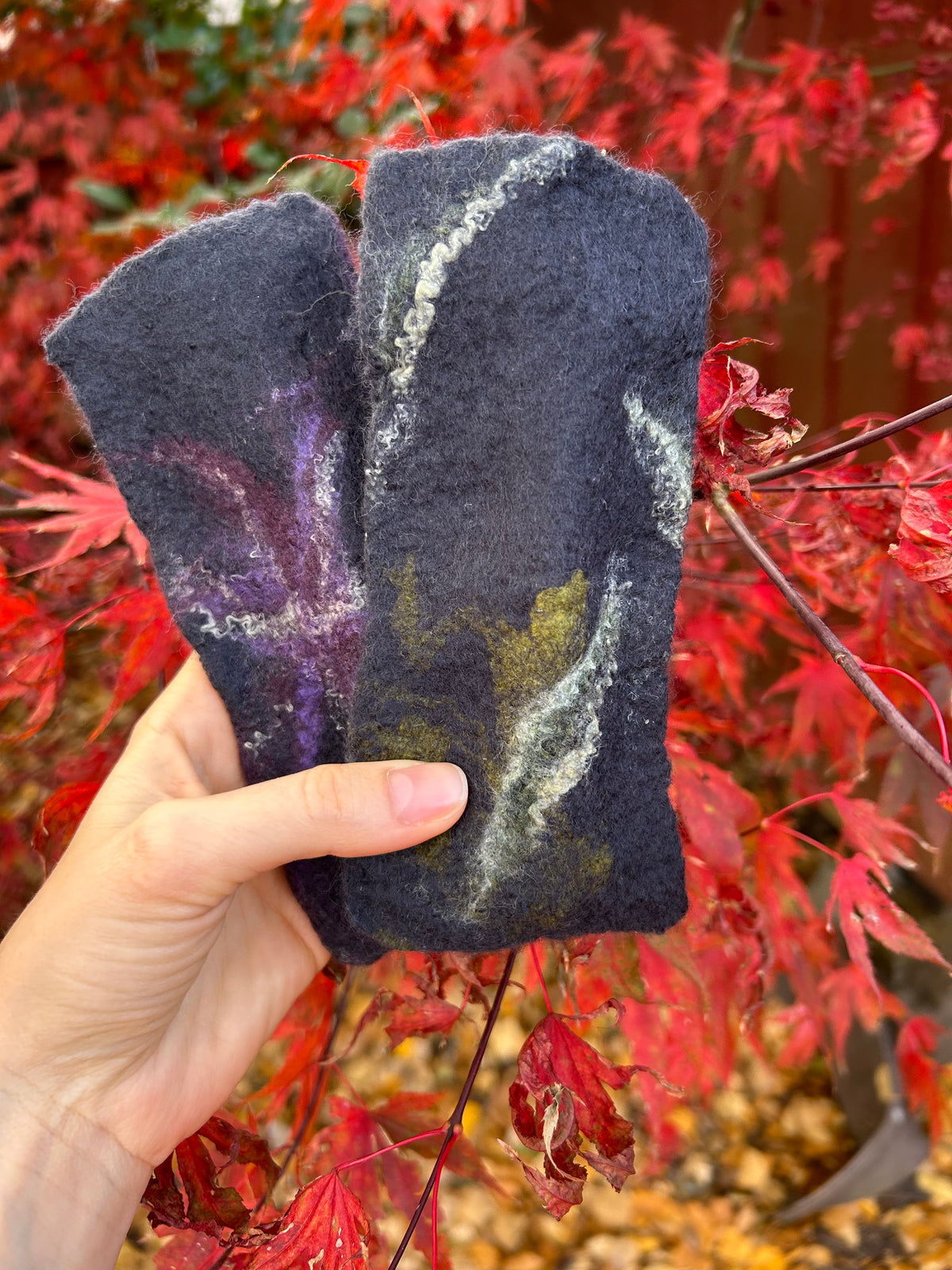 Handmade Sunglass sleve merino wool